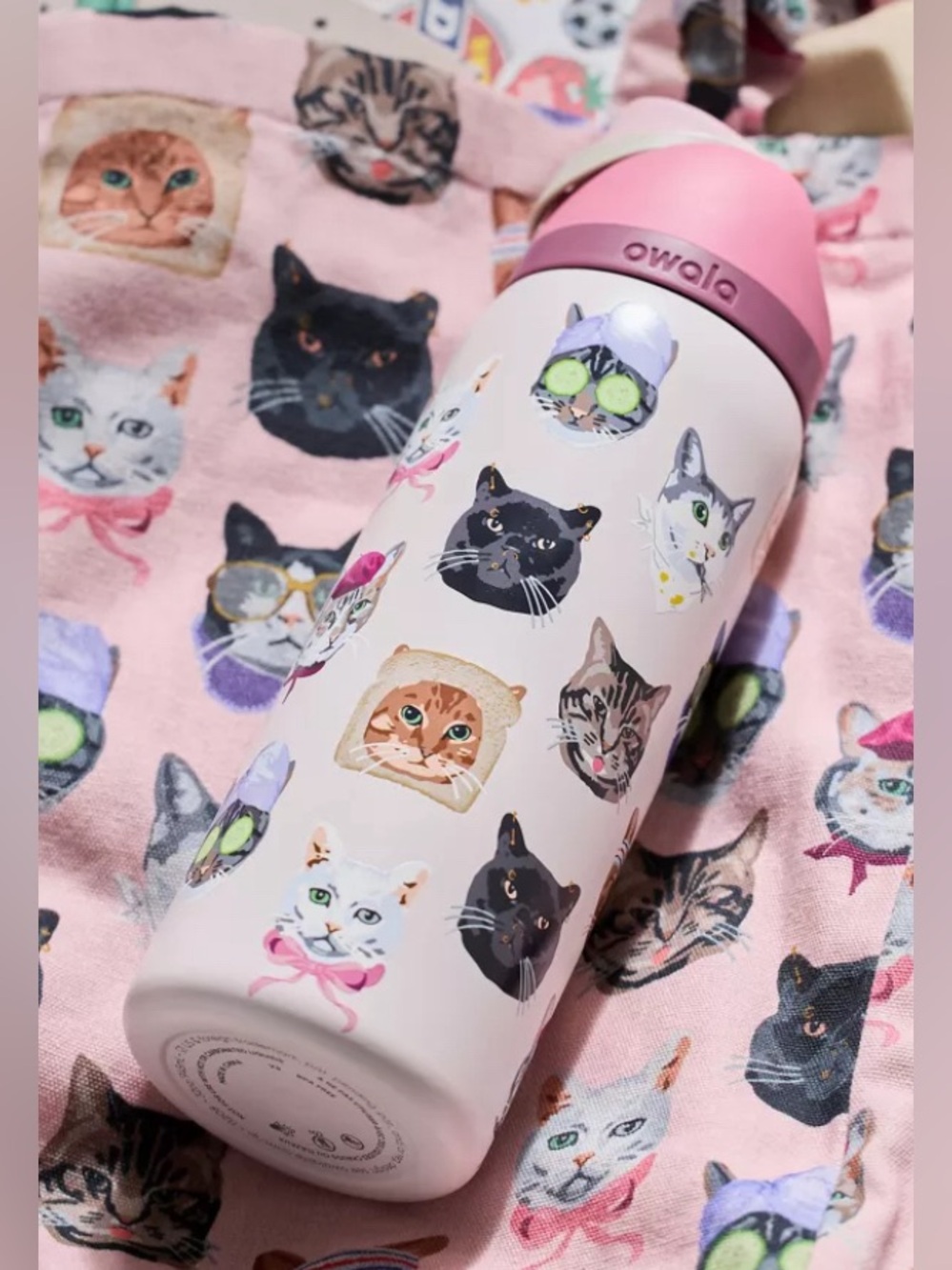 Cat Owala Pink Tumbler Last One Bottle 32oz Urban Outfitters Exclusive Catwala